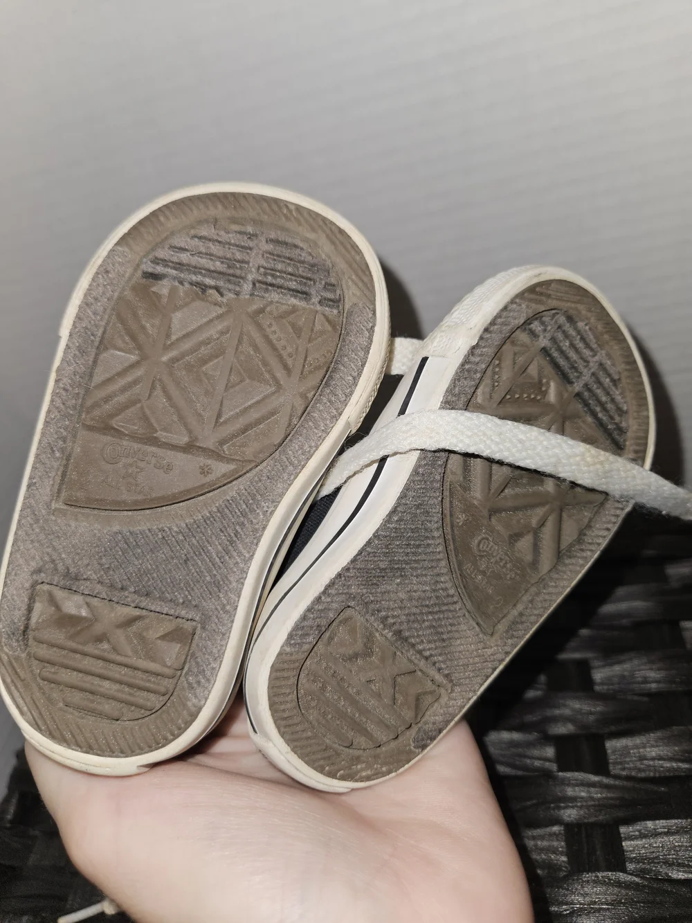 Converse Black & White Toddler Low-Top Sneakers